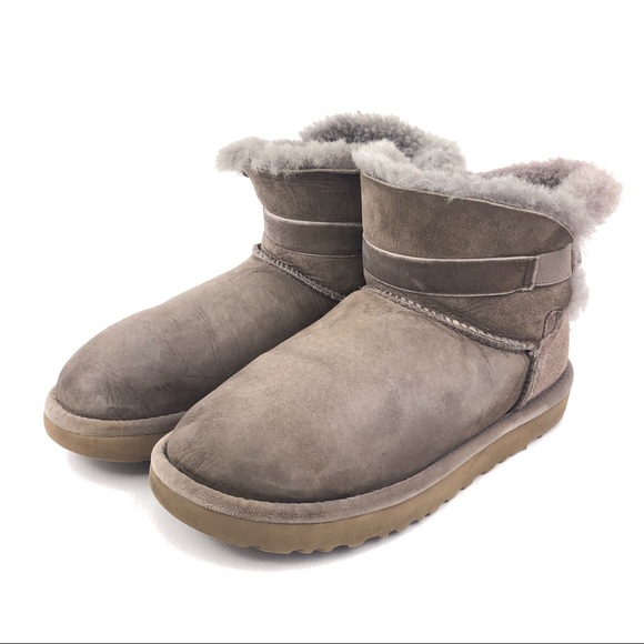UGG Karlie Mini Sheespkin Winter Boots 7 - Picture 3 of 12
